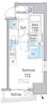 デュオフラッツ日本橋水天宮 1003 間取り図
