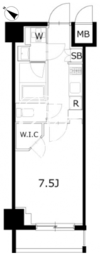KDXレジデンス豊洲 427 間取り図