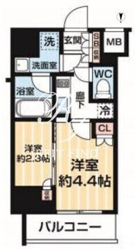 アルコバレーノ南千住 301 間取り図
