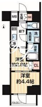 アルコバレーノ南千住 1103 間取り図