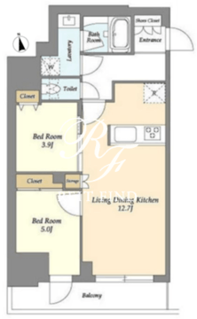 グランカーサ船堀2 401 間取り図