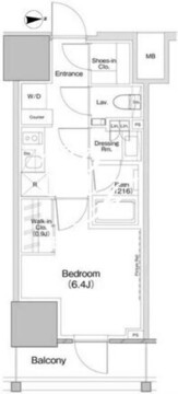 ザ・パークハビオ板橋区役所前 1204 間取り図
