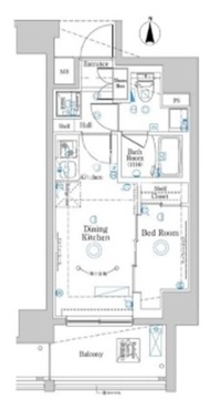 ラフィスタ中野本町 603 間取り図