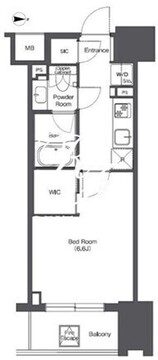 コンフォリア東陽町 212 間取り図