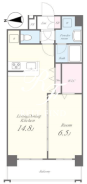 ベレッツァ文京 505 間取り図