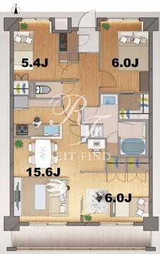 ステラメゾン田端 102 間取り図