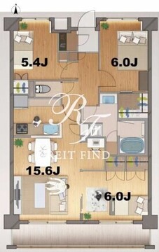 ステラメゾン田端 104 間取り図