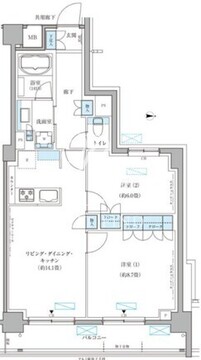 パークアクシス文京本郷 514 間取り図
