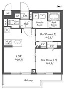 ブランシエスタ用賀 214 間取り図 ?>