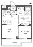 ブランシエスタ用賀 413 間取り図