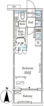 グラシア大森 204 間取り図