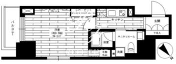 グランドコンシェルジュ六本木 1508 間取り図