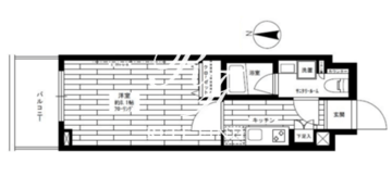 ステージグランデ菊川 602 間取り図
