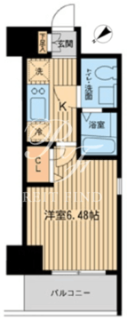 エコロジー潮見レジデンス 406 間取り図