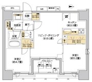 リビオメゾン西麻布 206 間取り図 ?>