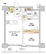 リビオメゾン西麻布 1002 間取り図 ?>