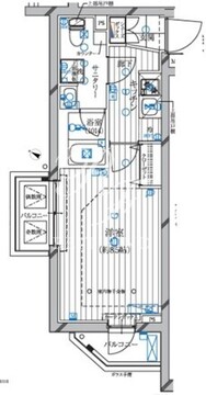 レガリス蒲田 201 間取り図