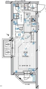 レガリス蒲田 301 間取り図