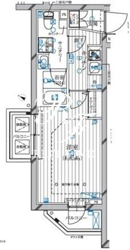 レガリス蒲田 601 間取り図