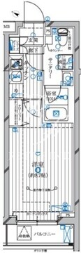 レガリス蒲田 203 間取り図