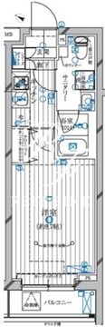 レガリス蒲田 303 間取り図