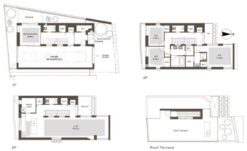 THE GRANHAUS HANEGI NAVY 間取り図