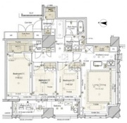ブランズ千代田富士見 302 間取り図 ?>