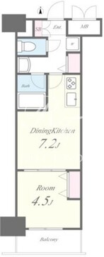 ルーツ新宿若松町 203 間取り図