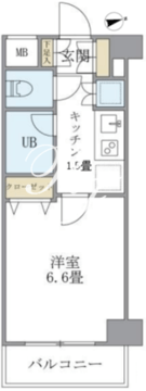 KDXレジデンス西新宿 702 間取り図