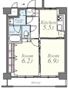 ヒルフォート常盤 101 間取り図