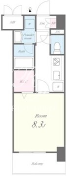 グラシーナ文京 503 間取り図