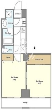 シェル中野弥生町 309 間取り図