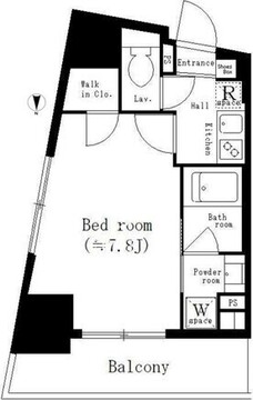 パークキューブ新板橋 401 間取り図