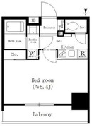 パークキューブ新板橋 1204 間取り図