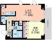 エスティメゾン新中野 308 間取り図