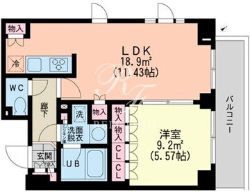 エスティメゾン新中野 308 間取り図