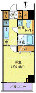 プレール・ドゥーク木場駅前 1001 間取り図