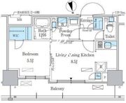 パークアクシス東陽町・親水公園 602 間取り図