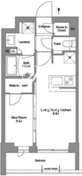 コンフォリア戸越公園 309 間取り図