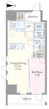 JP noie 上野稲荷町 701 間取り図
