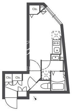 ルネサンスコート不動前 202 間取り図