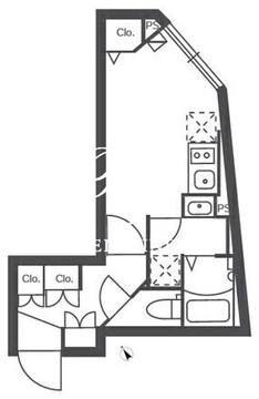 ルネサンスコート不動前 402 間取り図