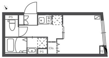 ルネサンスコート不動前 204 間取り図