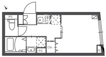 ルネサンスコート不動前 304 間取り図