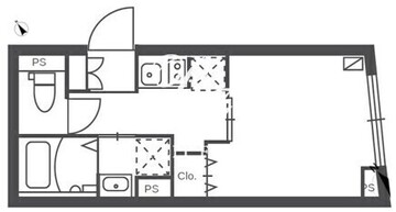 ルネサンスコート不動前 404 間取り図