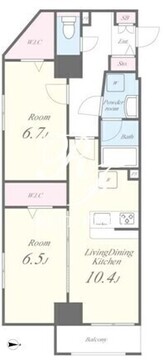 JPT RESIDENSE 801 間取り図