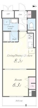 JPT RESIDENSE 302 間取り図