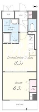 JPT RESIDENSE 802 間取り図