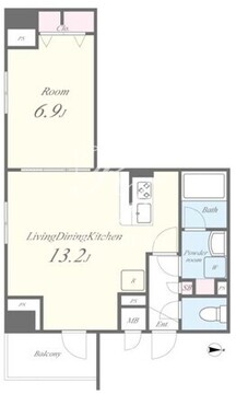 JPT RESIDENSE 205 間取り図