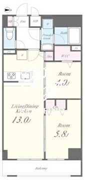 JPT RESIDENSE 1104 間取り図